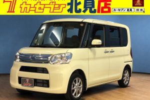 ダイハツ　タント　G SAⅢ　4WD　ワンオーナー　ユーザー買取　寒冷地仕様車　ナビ　フルセグ　BT　両側パワスラ　ドラレコ　