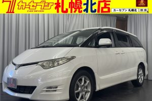【トヨタ】　エスティマ　アエラス　4WD/ナビ/ETC/バックカメラ/左パワスラ/スマートキー
