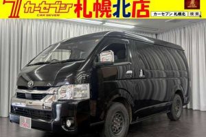 【トヨタ】ハイエースワゴン　GLロングミドルルーフ　4WD/純正ナビ/パワースライドドア/全方位モニター/エンスタ/ETC　