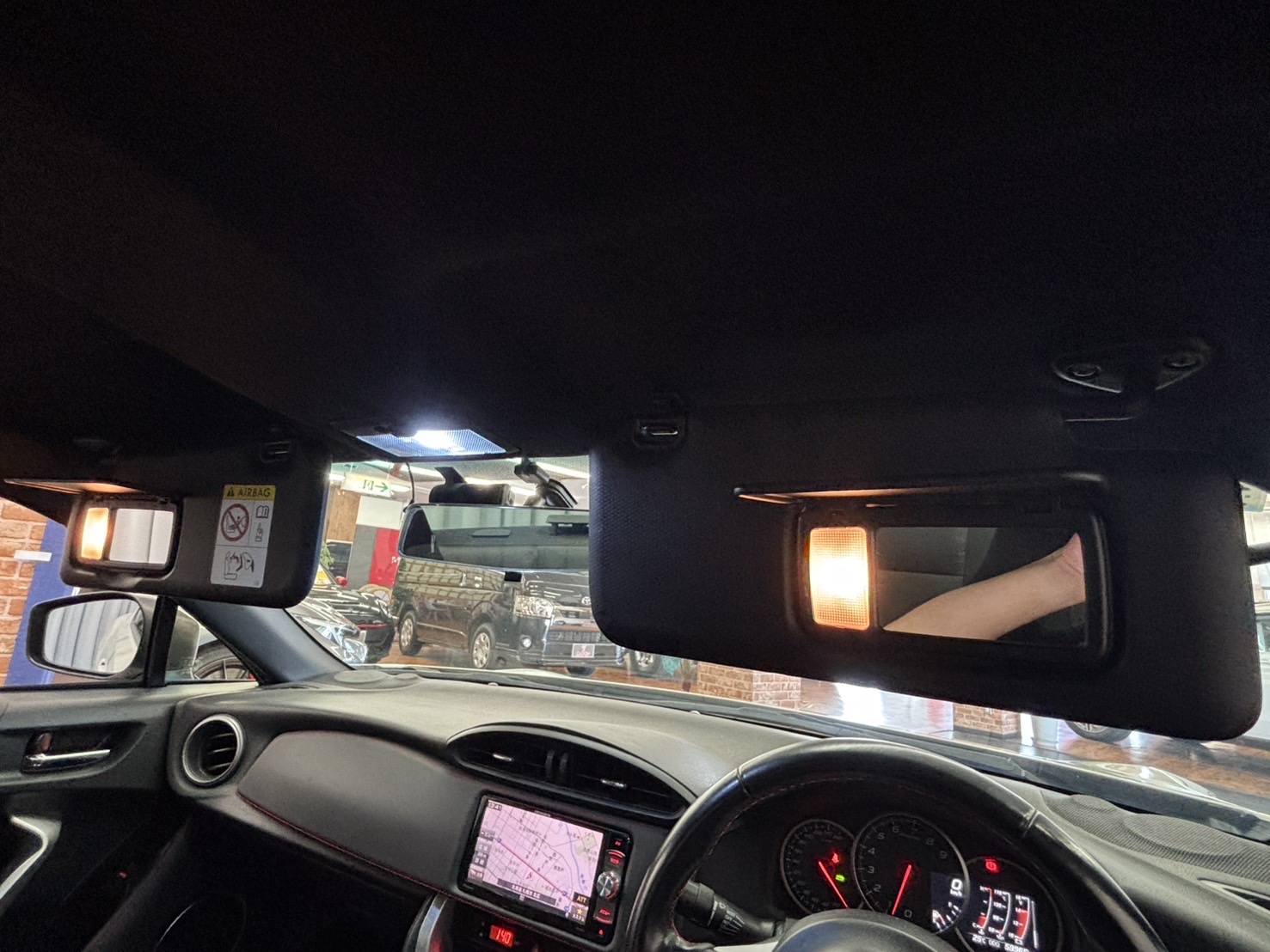 BRZ　バニティミラー