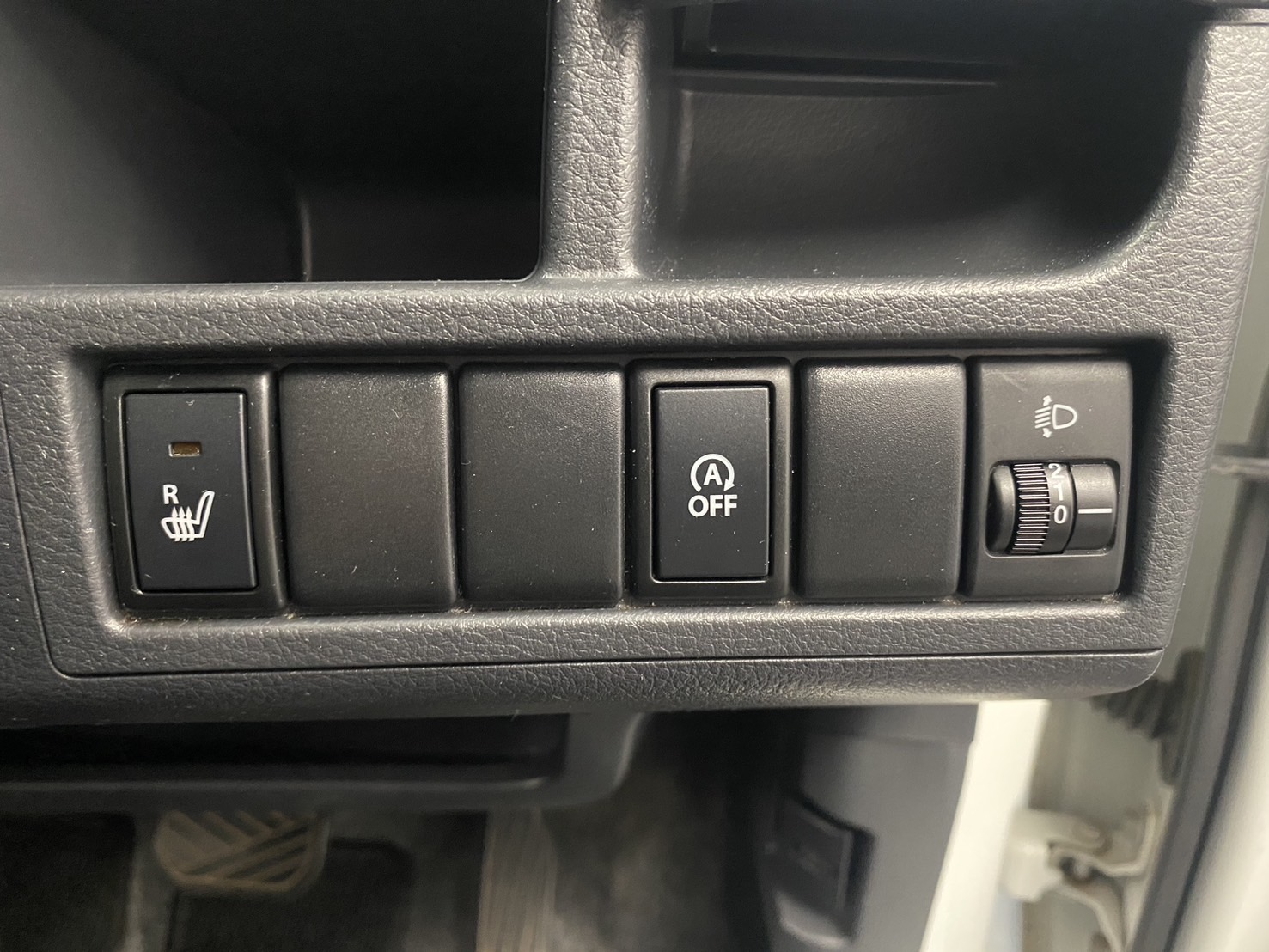 ワゴンR　運転席操作部分