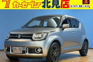 スズキ　イグニス　ハイブリッドＭＺ　４WD　クルーズコントロール／ＬＥＤヘッドライト／オートライト／衝突軽減ブレーキ／セーフティサポート／シートヒーター／スペアキー／プッシュスタート／パワーウィンドウ／パワーステアリング