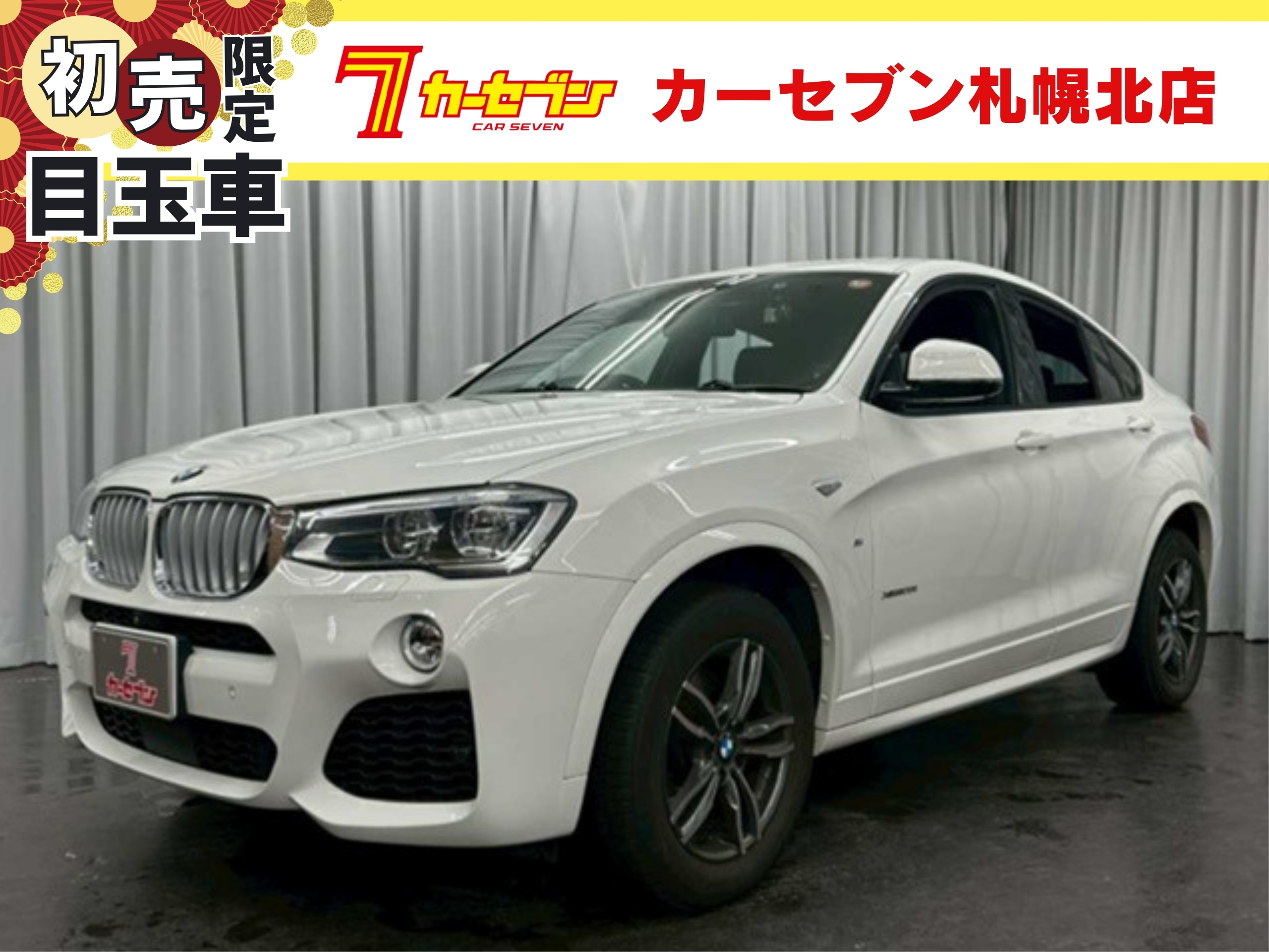 【ＢＭＷ】 X4 xドライブ28i Mスポーツ 4WD　ナビ/バックカメラ/フルセグ/パドルシフト/クルーズコントロール/パワーシート