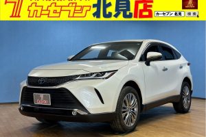トヨタ　ハリアーＺ　ハーフレザーシート／エンジンスターター／パワーバックドア／ＥＴＣ２．０／全周囲カメラ／パワーシート／フルセグテレビ／クルーズコントロール／寒冷地仕様車／スペアキー／オートライト／プッシュスタート
