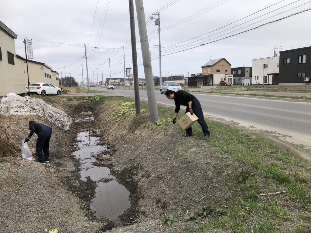 2024年4月 毎年恒例、地域清掃をスタート！