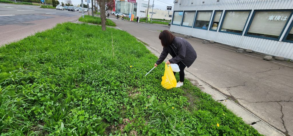 2025年4月 毎年恒例、地域清掃をスタート！③