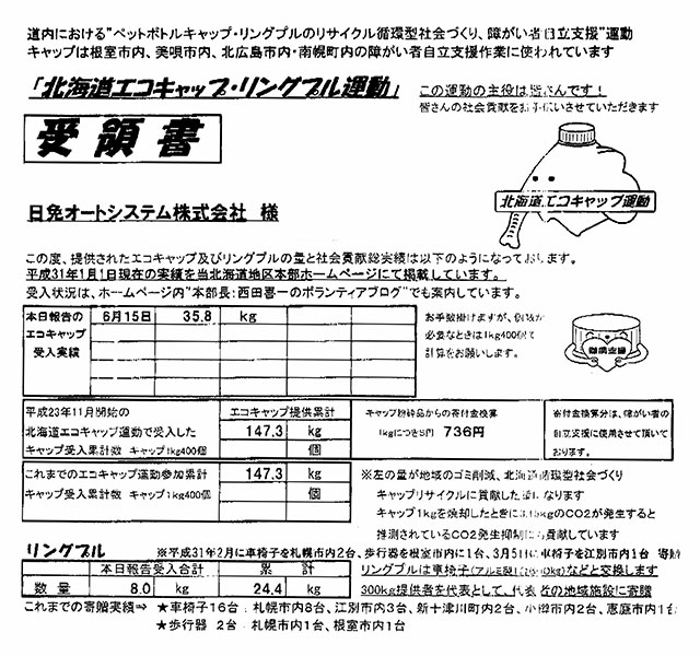 ペットボトルキャップとリングプル