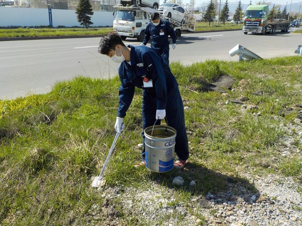 2022年5月 毎年恒例、地域清掃をスタート！