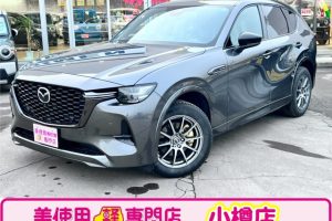 マツダ CX-60 3.3 XDハイブリッド エクスクルーシブ スポーツ ディーゼルターボ 4WD　ナビ　ETC 夏タイヤ （マシーングレープレミアムメタリック）