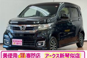 ホンダ N-WGN660 カスタムG 4WD　TVエンスタBカメETCクルコン （クリスタルブラックＰ）