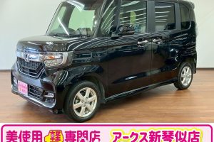ホンダ N-BOX 660 G L ホンダセンシング 4WD　クルーズコントロール　プッシュスタート　地デジTV　バックカメラ　両側パワースライドドア　シートヒーター　LEDヘッドライト　クリスタルブラックパール （クリスタルブラックＰ）
