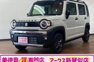 スズキ ハスラー 660 タフワイルド 4WD　特別仕様車　スズキセーフティサポート　前席シートヒーター　　スノーモード　プッシュ　LED　フォグ 　クルーズコントロール （ソフトベージュメタリック/ブルーイッシ）