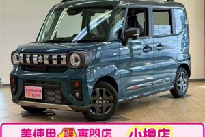 スズキ スペーシア 660 ギア ハイブリッド XZ 4WD(オフブルーM ガンメタリック2トーンルーフ)