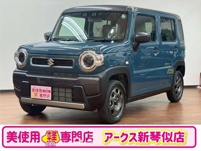 スズキ ハスラー 660 ハイブリッド G 4WD　社外フルセグナビ　バックカメラ　ETC　フロアマット　シートヒーター　プッシュスタート　ステコン　クルーズコントロール　LEDヘッドライト　オートライト　スノーモード　ヒルディセントコントロール （デニムブルーメタリック　ガンメタリック２）