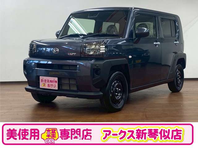 ダイハツ タフト 660 X 4WD　ガラスルーフ　プッシュスタート　オートライト　電動パーキングブレーキ　ホールドスイッチ　LEDヘッドライト　バックカメラ　スマートアシスト （クロムグレーメタリック）
