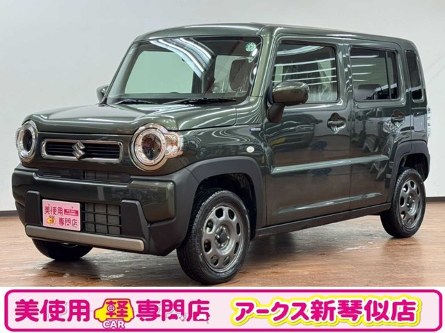 スズキ ハスラー 660 ハイブリッド G 4WD　クルコン　プッシュスタート　コーナリングセンサー　アイドリングストップ　スノーモード　ヒルディセントコントロール　横滑防止　衝突軽減　シートヒーター （クールカーキＰＭ）