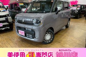 ワゴンRスマイル ハイブリッドX 4WD 運転席・助手席側パワースライドドア ABS アイドリングストップ 運転席・助手席シートヒーター 衝突被害軽減システム LEDヘッドライト スマートキー プッシュスタート オートライトシステム