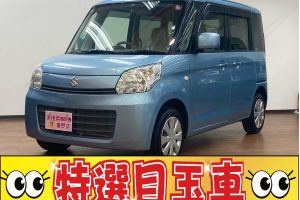 スズキ　スペーシア　X　４ＷＤ　シートヒータ　左リア側電動スライドドア　ＥＴＣ　　プッシュスタート　エンジンスターター