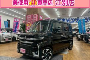 スズキ スペーシア 660 カスタム ハイブリッド XSターボ 4WD　両側パワスラ　クルコン　シートヒーター　プッシュスタート