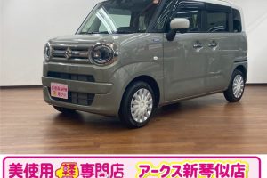 スズキ ワゴンRスマイル 660 ハイブリッド S 4WD　2トーン　フルセグナビ　バックカメラ　前後ドラレコ　エンジンスターター　ETC　キーパー施行車　スズキセーフティサポート　片側電動スライドドア　プッシュスタート　オートライト　スマートキー　横滑防止 （グレー）