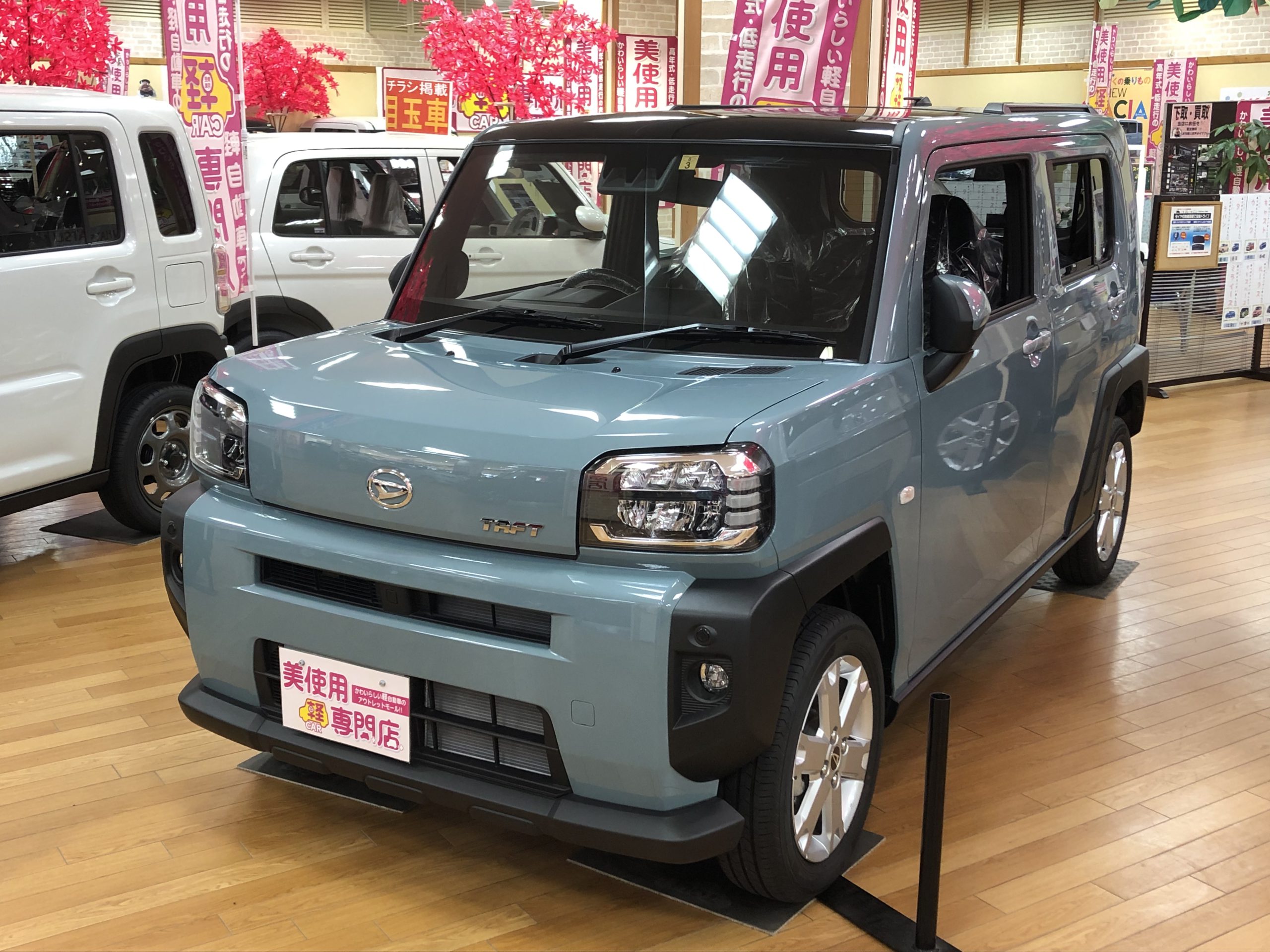タフト G 4WD 衝突被害軽減ブレーキ キーレス プッシュスタート スカイフィールトップ LEDヘッドライト フォグランプ バックカメラ