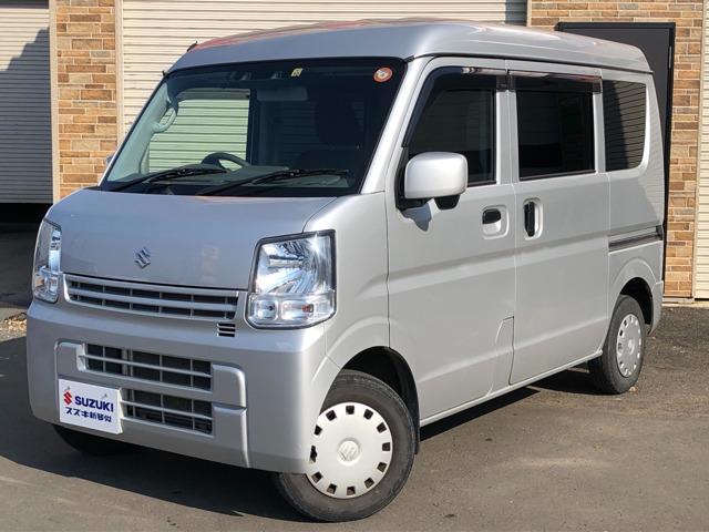 スズキ エブリイ660 ジョイン ハイルーフ 5AGS車 4WD キーレス 衝突軽減ブレーキ (シルバーメタリック)