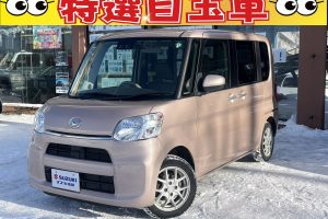 ダイハツ　タント　X　SAⅢ　4WD　衝突軽減ブレーキ　ナビTV　シートヒーター　ISOFIX