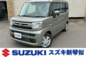 スズキ スペーシアHYBRID G 4WD スマートキー 踏み間違い防止装置 両側スライドドア