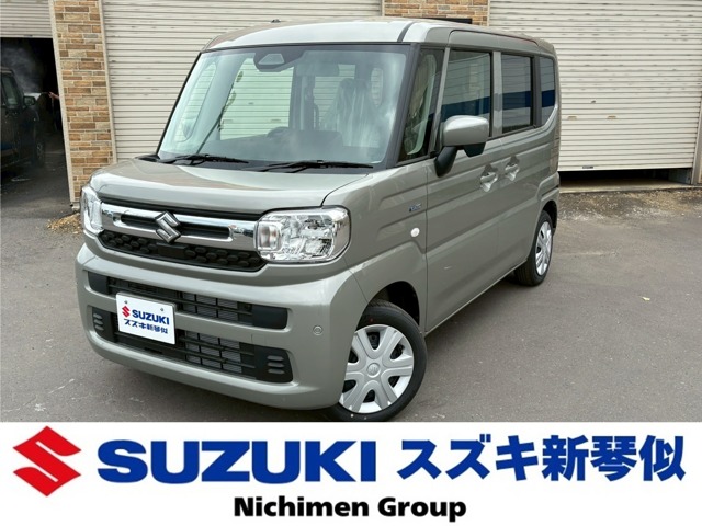 スズキ　スペーシアHYBRID G　４WD　スマートキー　踏み間違い防止装置　両側スライドドア