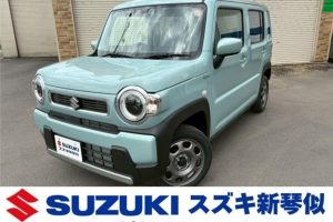 スズキ ハスラー 660 ハイブリッド G 4WD 4WD キーレス 衝突軽減ブレーキ装置 アダプティブクルーズコントロール シートヒーター アクセル踏み間違い防止装置 アイドリングストップ オートエアコン 盗難防止装置 レーンキープアシスト (オフブルーメタリック)