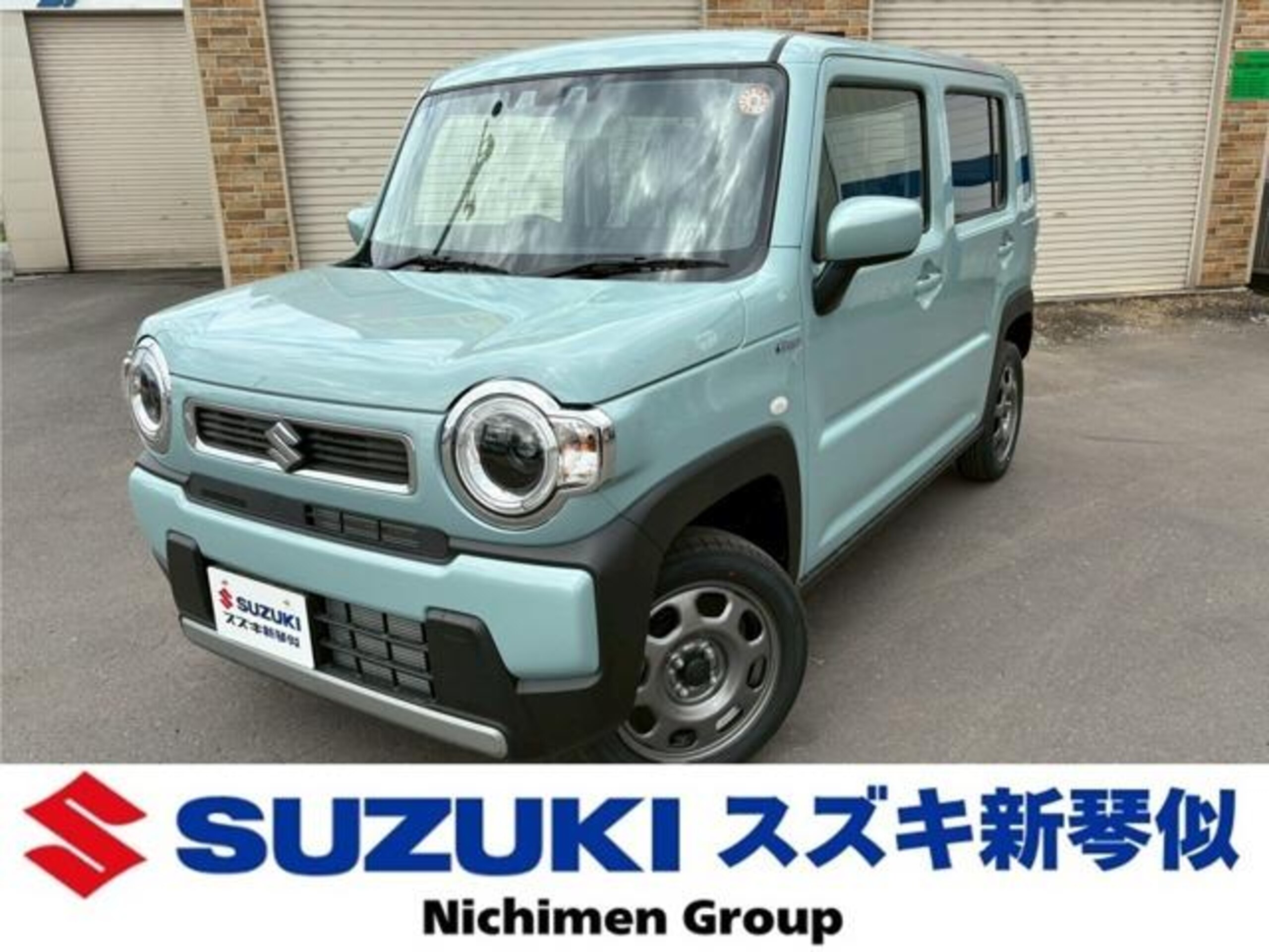 スズキ ハスラー 660 ハイブリッド G 4WD　4WD　キーレス　衝突軽減ブレーキ装置　アダプティブクルーズコントロール　シートヒーター　アクセル踏み間違い防止装置　アイドリングストップ　オートエアコン　盗難防止装置　レーンキープアシスト （オフブルーメタリック）