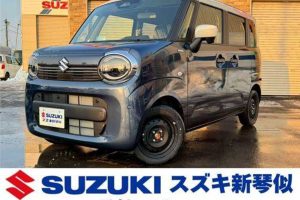 スズキ ワゴンRスマイル 660 ハイブリッド S 4WD　4WD　全方位カメラナビ付　フルセグTV　Bluetooth　シートヒーター　クルコン　クリアランスソナー （インディゴブルーメタリック２ソフト）