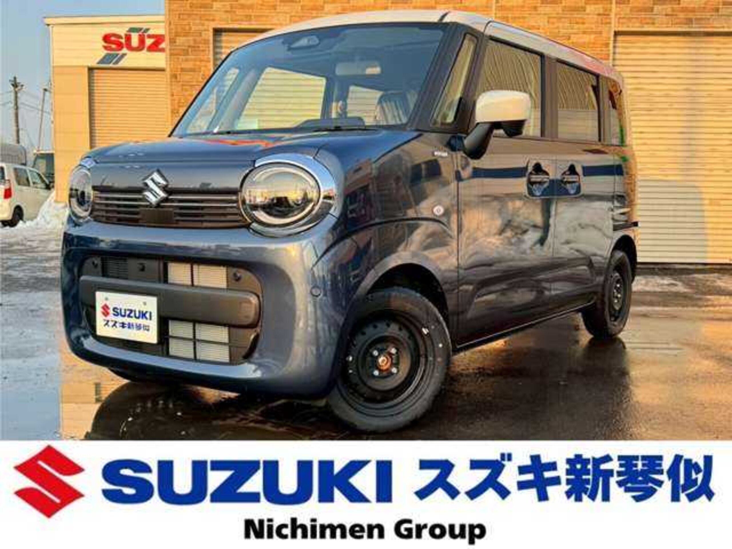 スズキ ワゴンRスマイル 660 ハイブリッド S 4WD　4WD　全方位カメラナビ付　フルセグTV　Bluetooth　シートヒーター　クルコン　クリアランスソナー （インディゴブルーメタリック２ソフト）