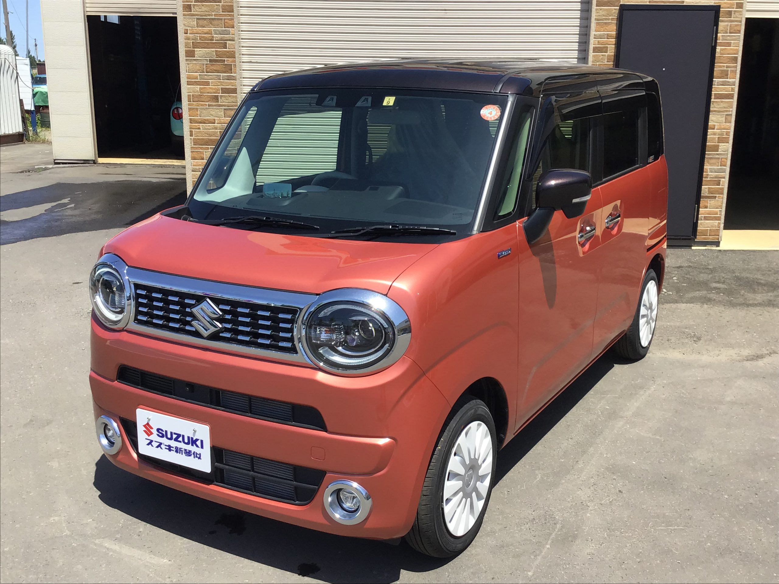 スズキ ワゴンRスマイルX 4WD 全方位モニター 純正メモリーナビ オレンジブラウンツートン