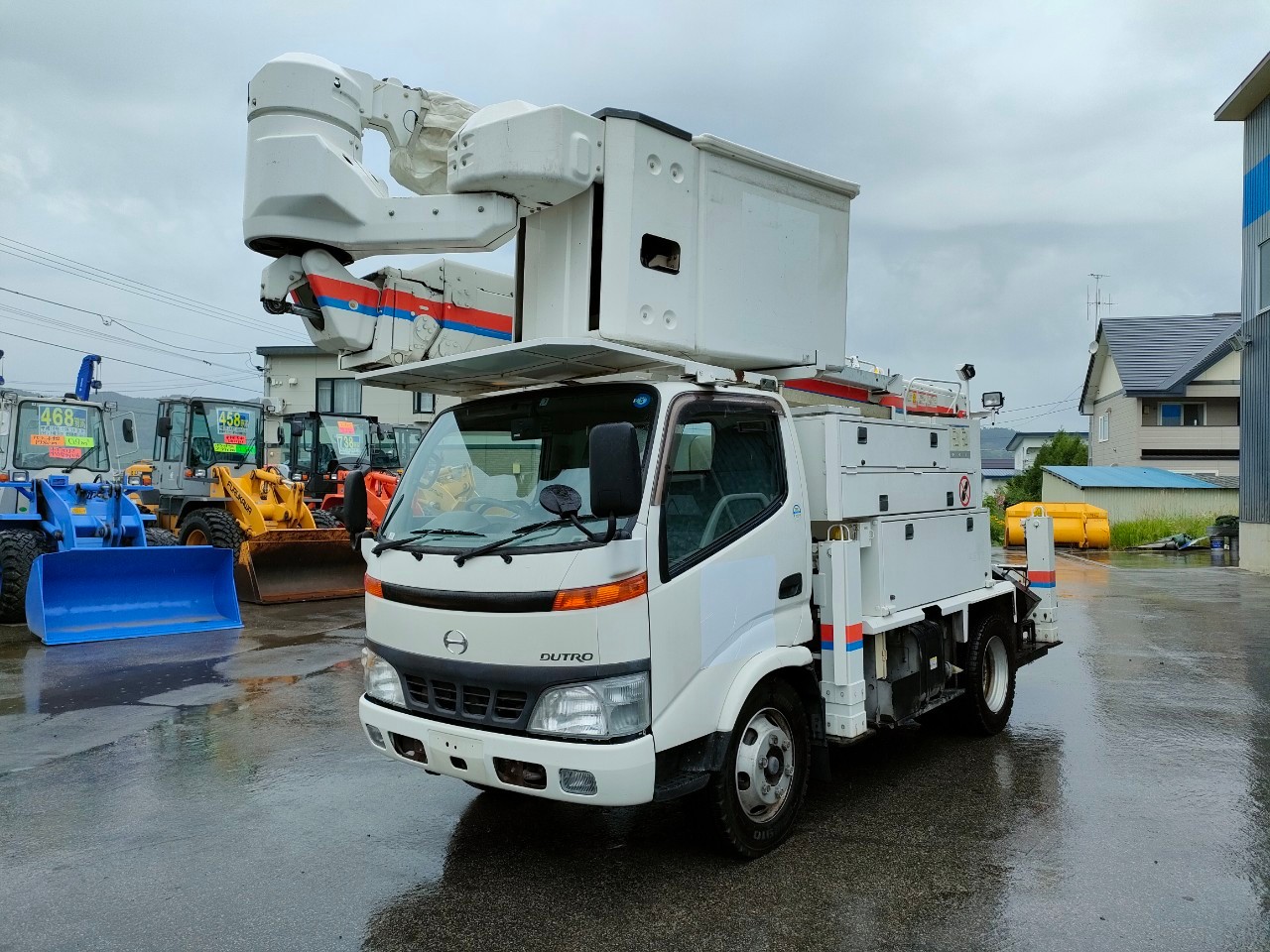 平成18年 デュトロ14.7m高所作業車 ★車高3.4m ★使用時間832HR! ★FRPバケット ★絶縁ブーム