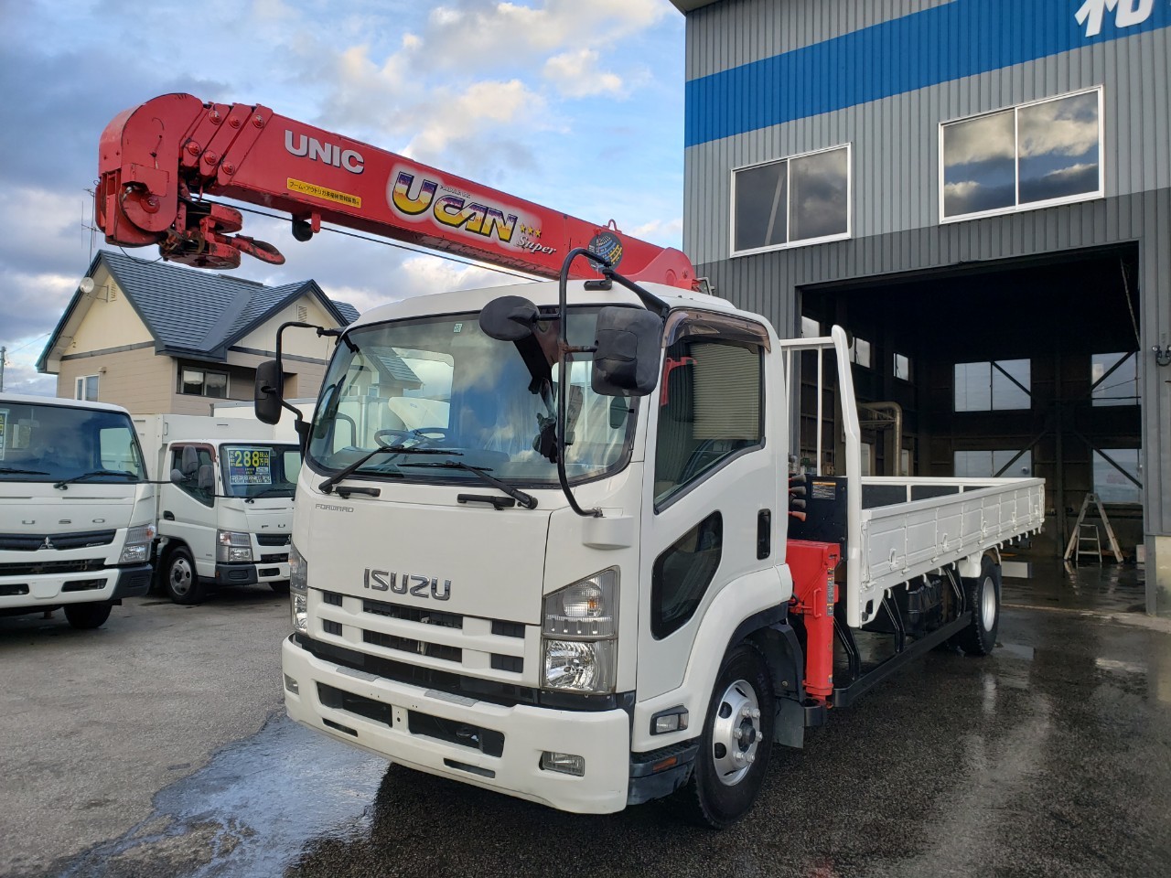 平成24年 フォワード4トン4段クレーンロング ★ラジコン ★フックイン ★最大積載量2700㎏
