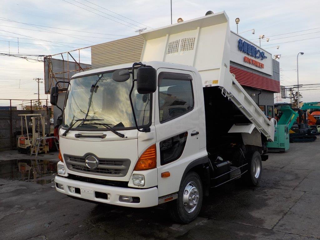 平成24年 日野 レンジャー 4トンダンプ 3方開き コボレーン付(車検1年付)