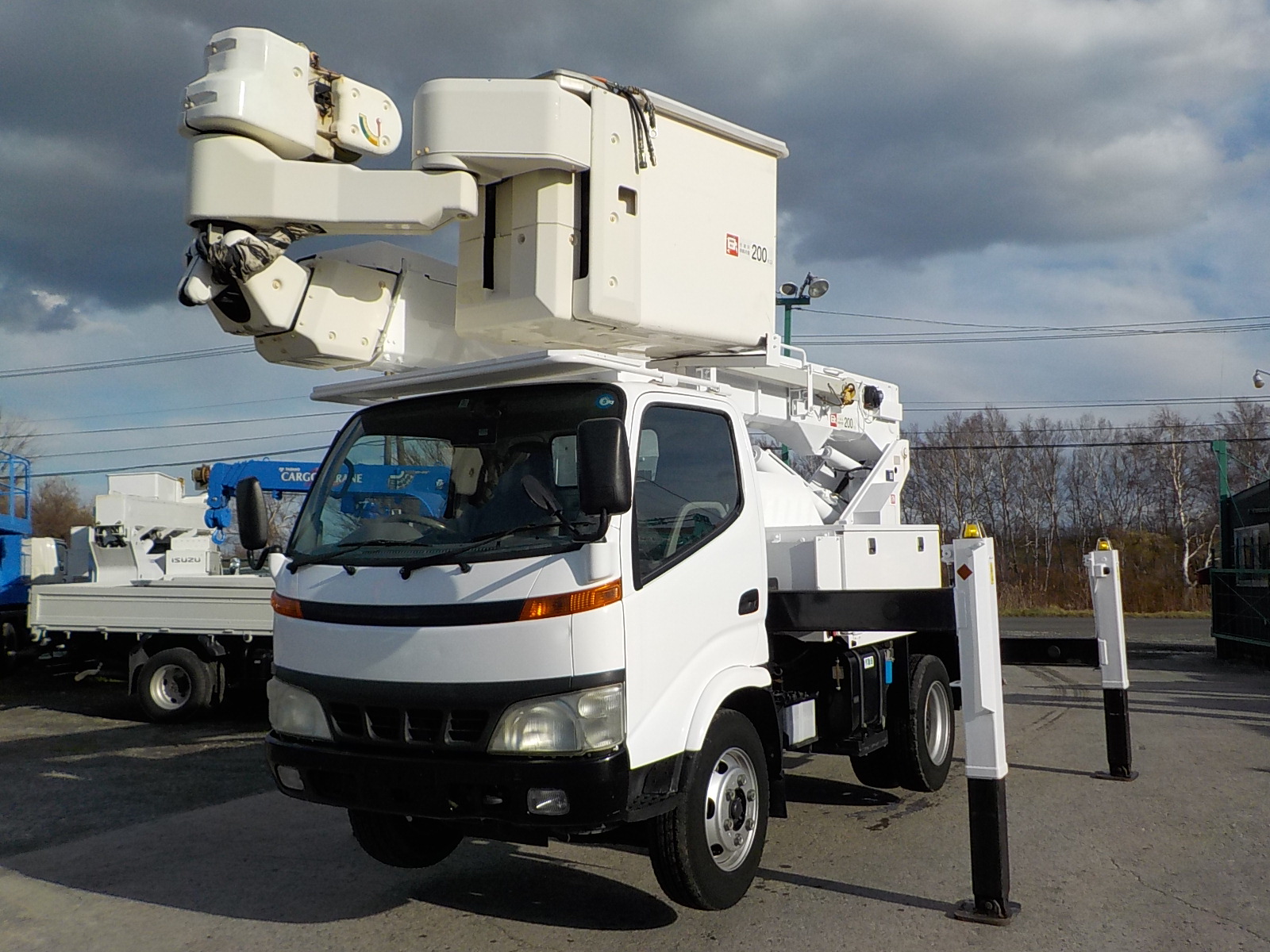 平成19年 デュトロ14.6m高所作業車 ★電工仕様★絶縁バケット★ウインチ★サブバッテリー式