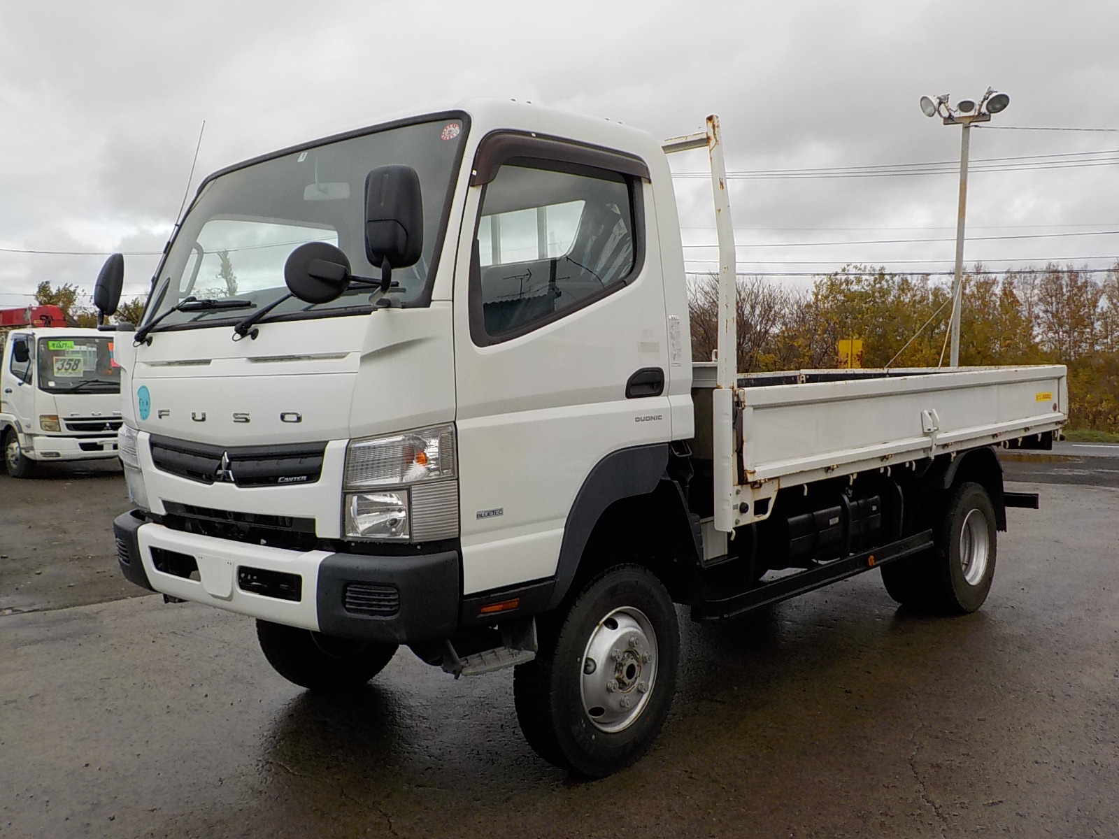 平成25年 キャンター 2t平 ワイドロング 4WD 高床