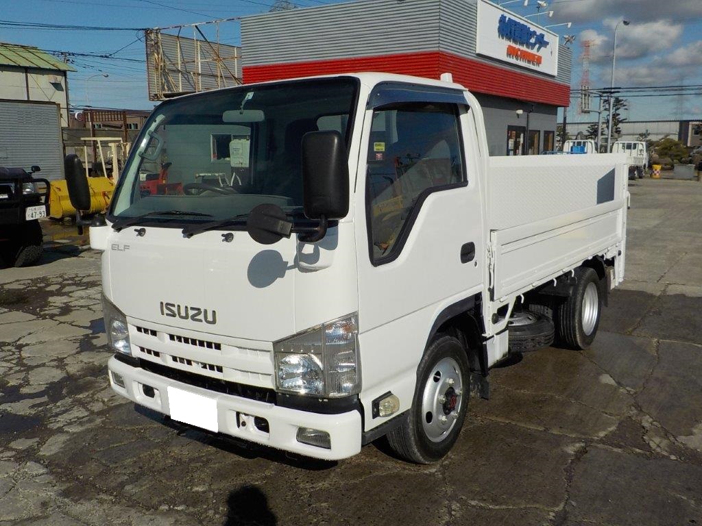 平成23年 いすゞ エルフ 2トン平 ショート 4WD・垂直ゲート(車検令和4年2月)