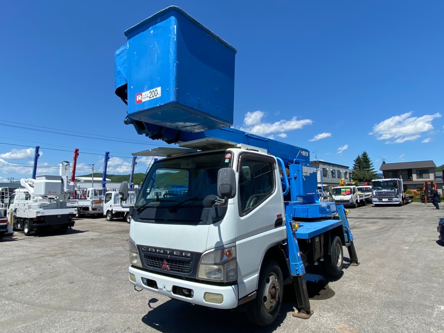 平成18年 キャンター12m高所作業車 FRPバケット