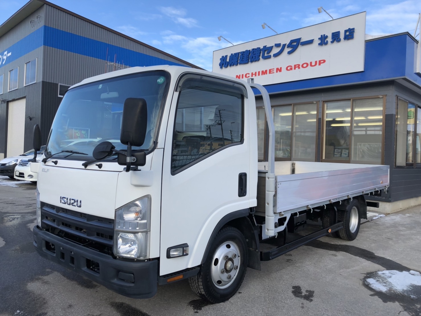 平成20年 エルフ2トン平 ワイドロング アルミアオリ