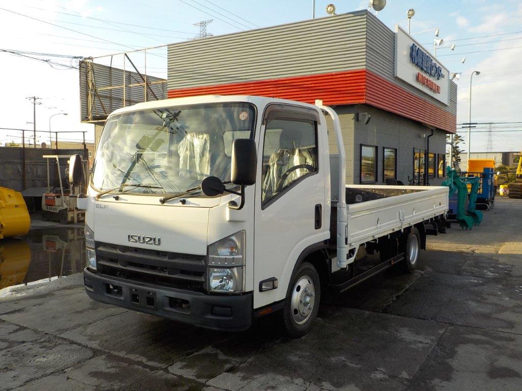 平成25年 いすゞ エルフ 2トン平ワイドロング MTモード付AT