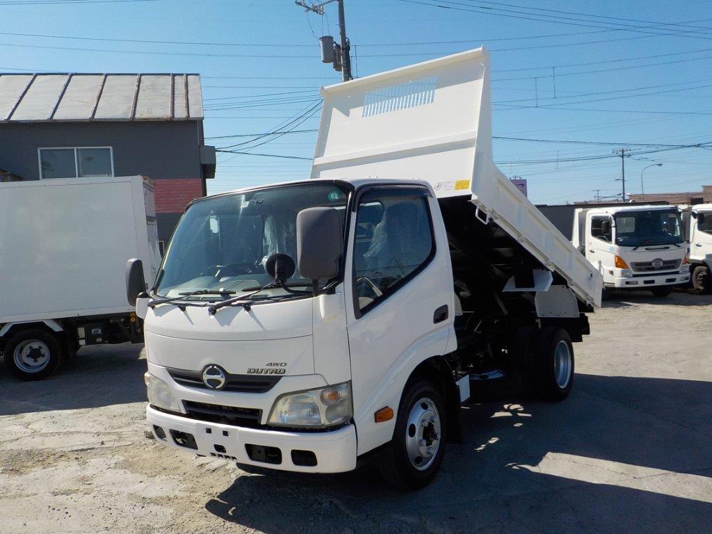 平成26年 日野 デュトロ 2トンダンプ 4WD・3方開き(車検令和5年3月)