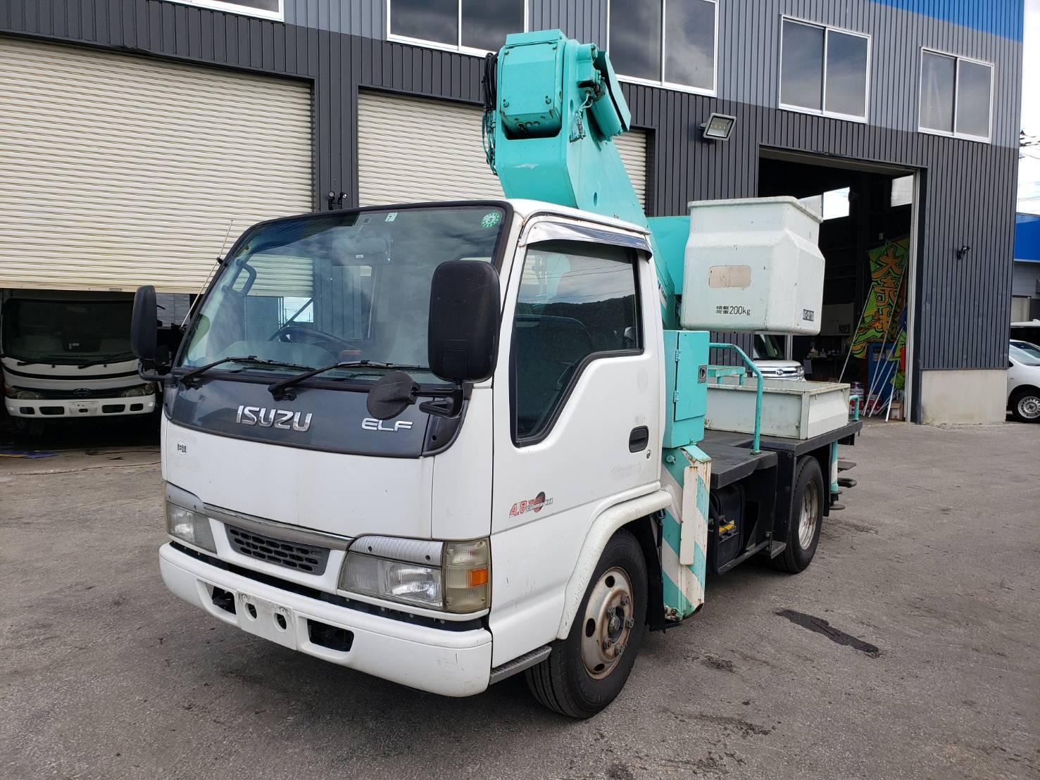 平成15年 エルフ 12m 高所作業車 ★FRPバケット ★電工仕様