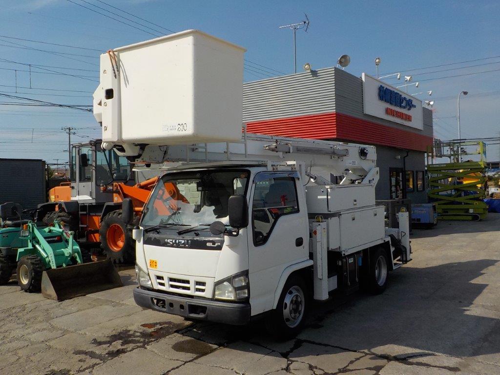 平成18年 いすゞ エルフ14.6m高所作業車 電工・サブエンジン・絶縁ブーム(車検令和6年4月)