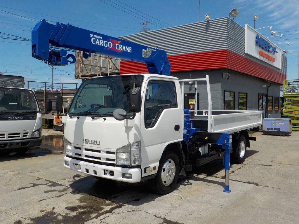 平成23年 いすゞ エルフ 2.85トン4段クレーン ロング ラジコン付(車検令和5年8月)