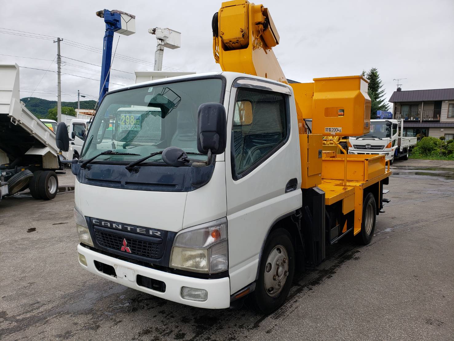 平成18年 キャンター12m高所作業車 FRPバケット