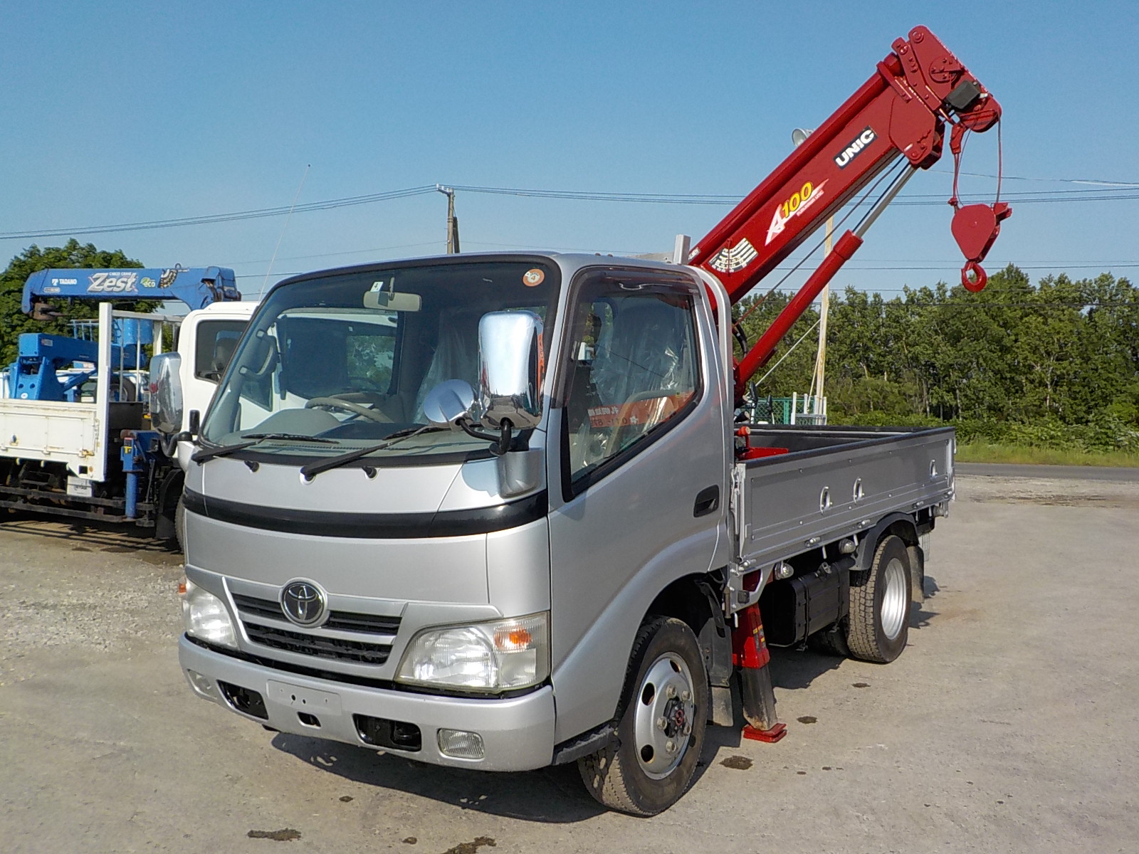 平成20年 トヨエース 1.75t4段簡易クレーン 4WD